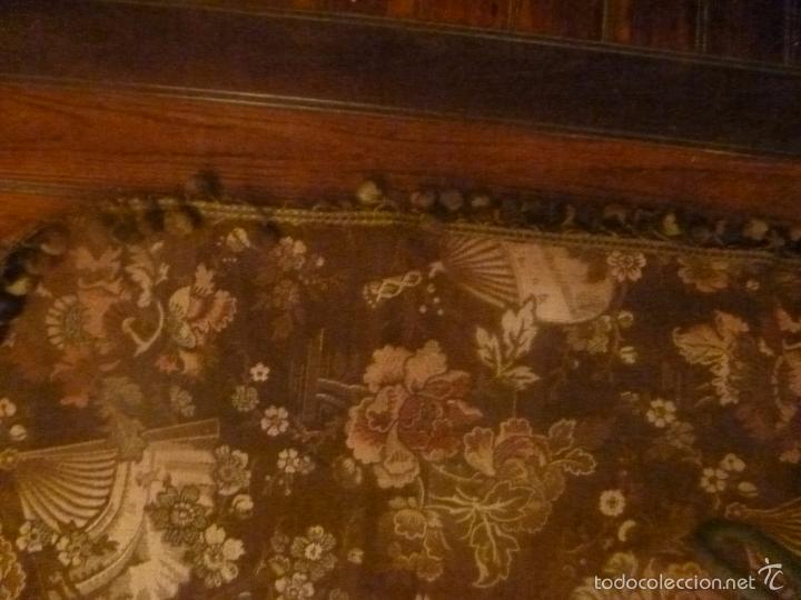 Antig&uuml;edades: pareja de cortinas antiguas - Foto 3