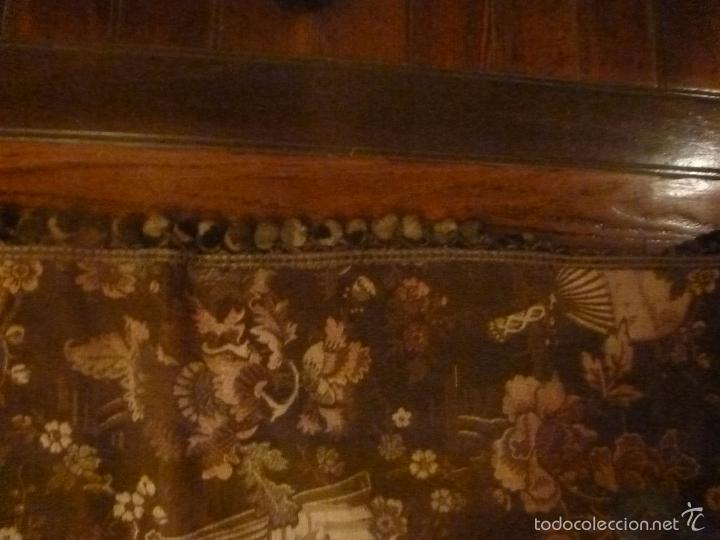Antig&uuml;edades: pareja de cortinas antiguas - Foto 4