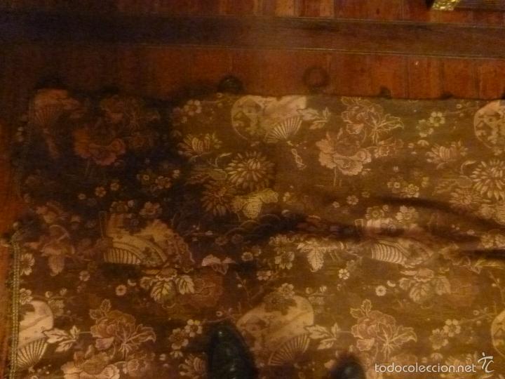 Antig&uuml;edades: pareja de cortinas antiguas - Foto 5