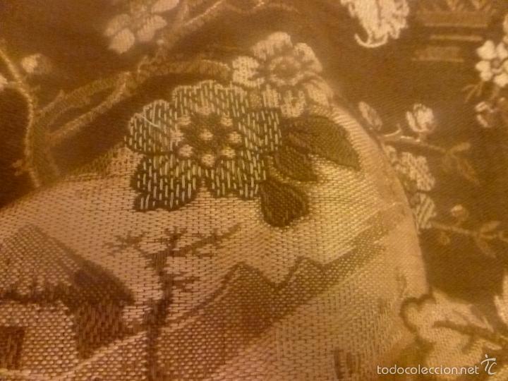 Antig&uuml;edades: pareja de cortinas antiguas - Foto 9