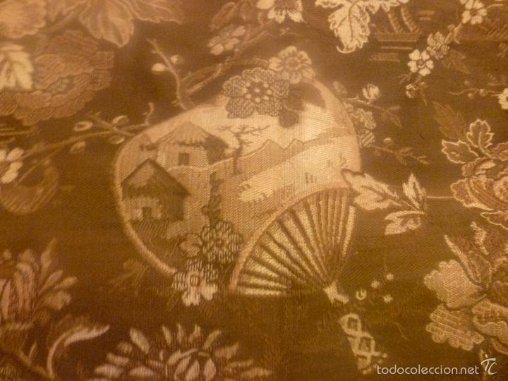 Antig&uuml;edades: pareja de cortinas antiguas - Foto 12