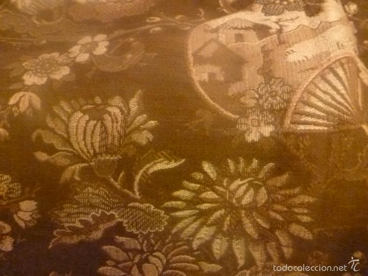 Antig&uuml;edades: pareja de cortinas antiguas - Foto 13