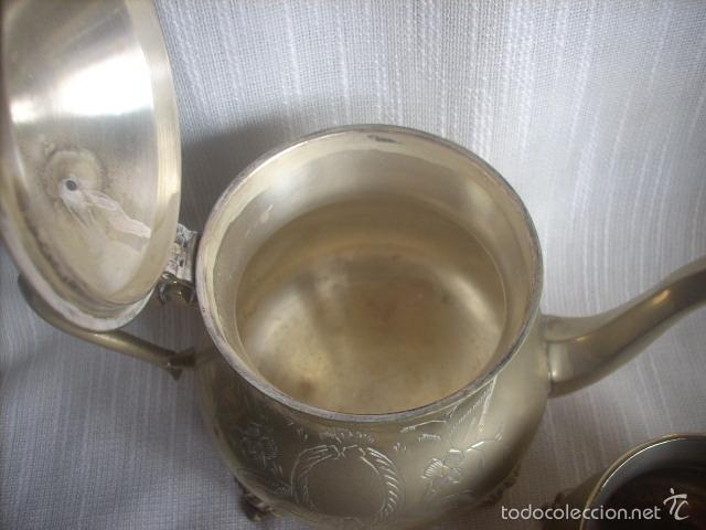 Antig&uuml;edades: Juego de caf&eacute;, marcado E P N S - Foto 7