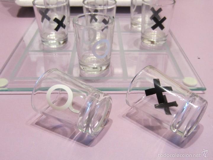 Antig&uuml;edades: juego de cristal tres en raya - Foto 2
