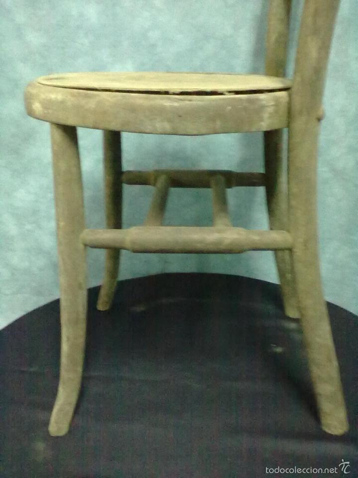 Antig&uuml;edades: SILLA ESTILO THONET ISABELINA PARA RESTAURAR - Foto 3