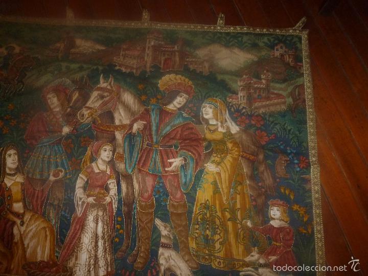Antig&uuml;edades: TAPIZ MEDIEVAL - Foto 4