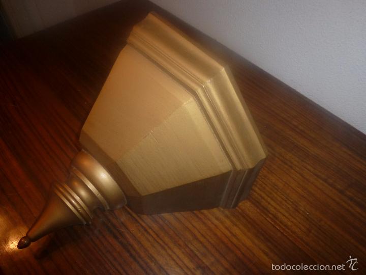 Antig&uuml;edades: RINCONERA PARA SANTO DE MADERA DORADA - Foto 2