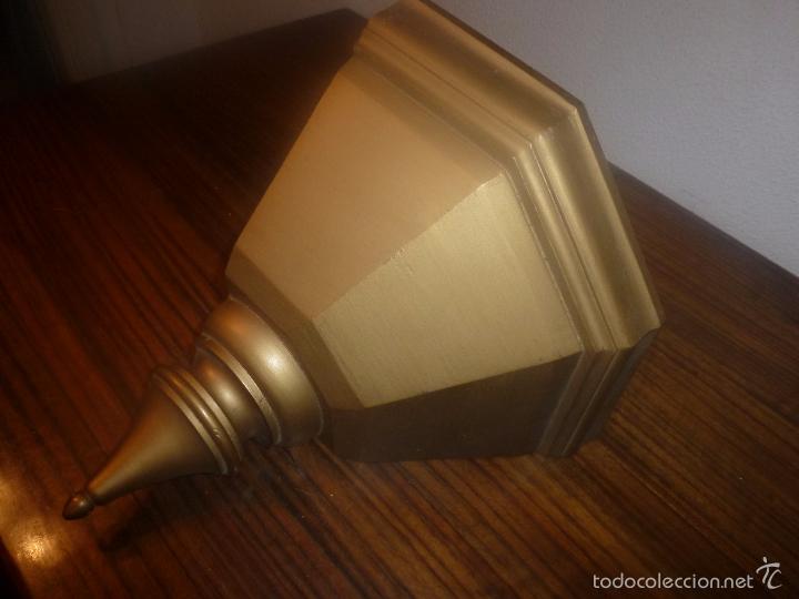 Antig&uuml;edades: RINCONERA PARA SANTO DE MADERA DORADA - Foto 3