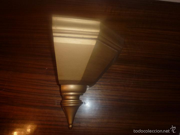Antig&uuml;edades: RINCONERA PARA SANTO DE MADERA DORADA - Foto 6