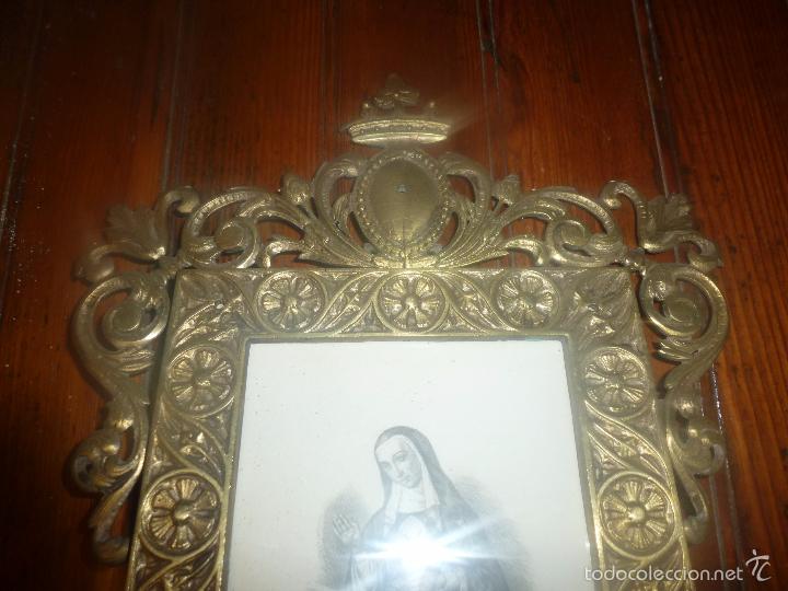 Antig&uuml;edades: MARCO DE BRONCE PARA SACRAS - Foto 6