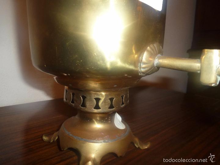 Antig&uuml;edades: SAMOVAR DE LATON TETERA - Foto 9