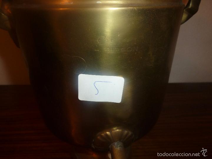Antig&uuml;edades: SAMOVAR DE LATON TETERA - Foto 12