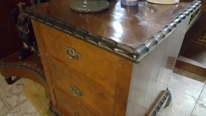 Antig&uuml;edades: antiguo mueble con espejo para dormitorio - Foto 3