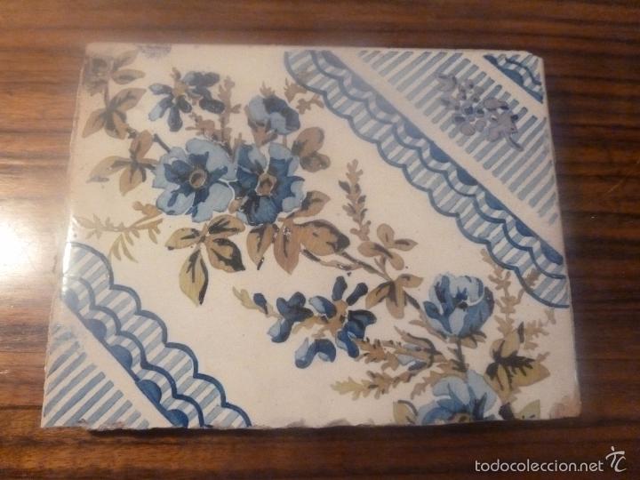Antig&uuml;edades: AZULEJO DE MANISES - Foto 1