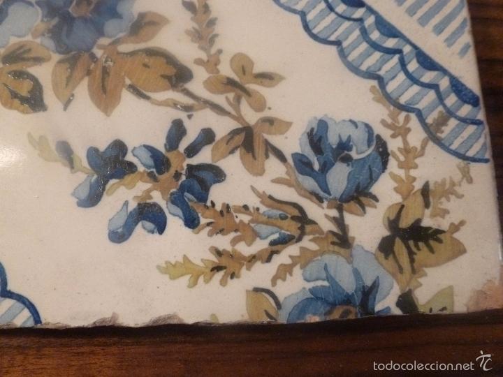 Antig&uuml;edades: AZULEJO DE MANISES - Foto 5