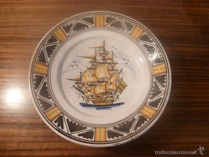 Antig&uuml;edades: PLATO CATALAN BARCO - Foto 1