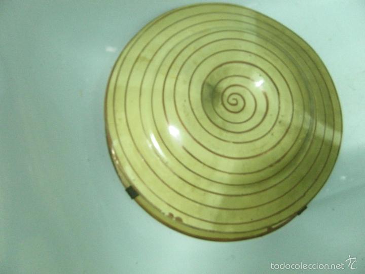 Antig&uuml;edades: GRAN PLATO VIDRIADO-ANTIGUO  40 cms. - Foto 5