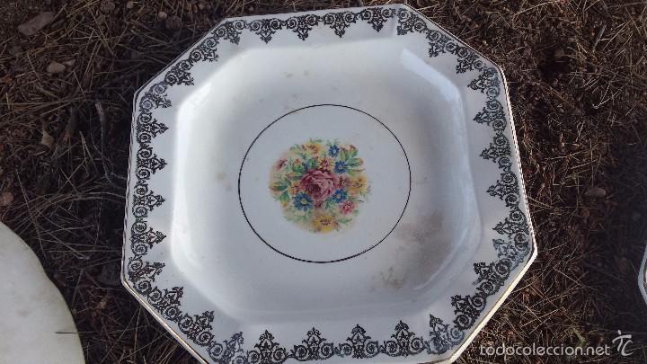 Antig&uuml;edades: antiguo plato octogonal san claudio - Foto 1