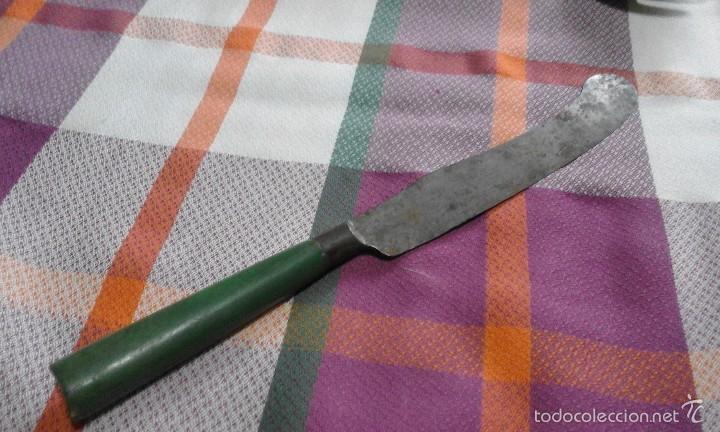 Antig&uuml;edades: cuchillo antiguo de cortar pan - Foto 2