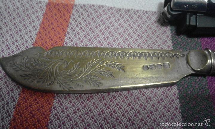 Antig&uuml;edades: cuchillo con la hoja grabada - Foto 2