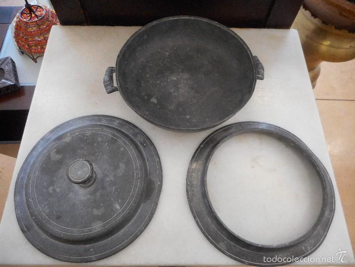 Antig&uuml;edades: Ensaladera de metal - Foto 4