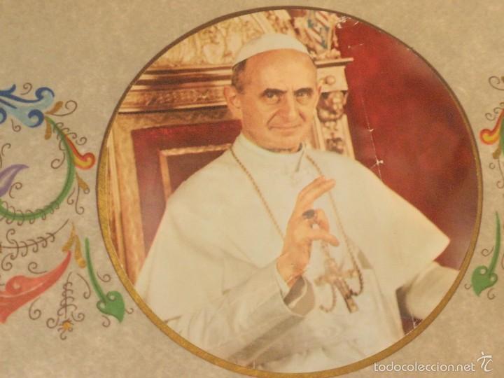 Antig&uuml;edades: Bendici&oacute;n apost&oacute;lica Pablo VI - Foto 5