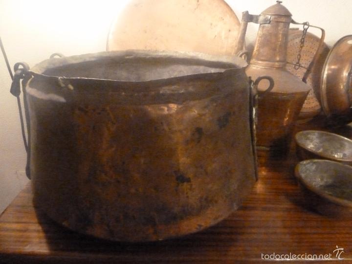 Antig&uuml;edades: conjunto de doce piezas de cobre - Foto 11