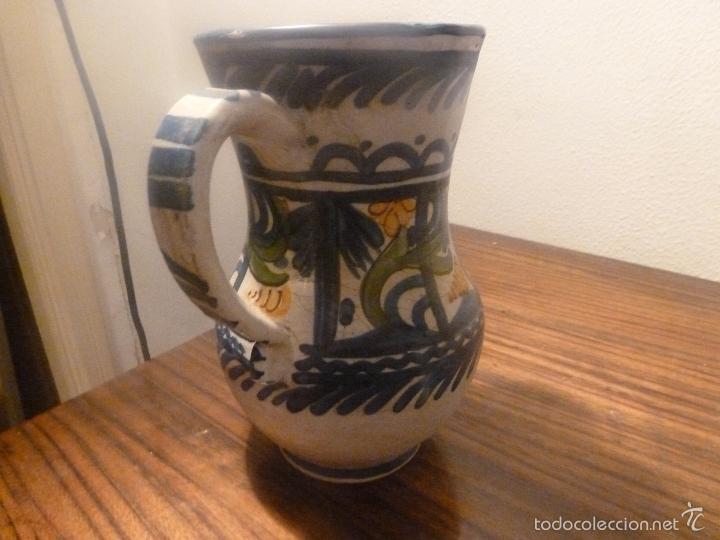 Antig&uuml;edades: jarra de ceramica de manises - Foto 2