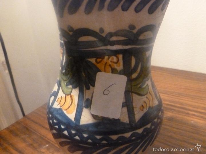 Antig&uuml;edades: jarra de ceramica de manises - Foto 4