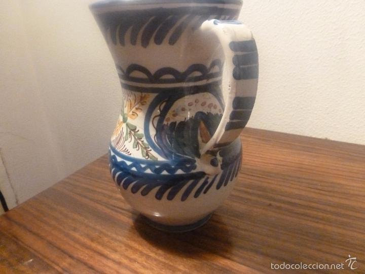 Antig&uuml;edades: jarra de ceramica de manises - Foto 2