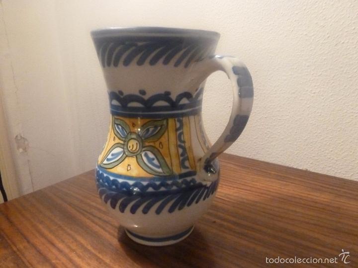 Antig&uuml;edades: jarra de ceramica de manises - Foto 2