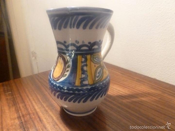 Antig&uuml;edades: jarra de ceramica de manises - Foto 3