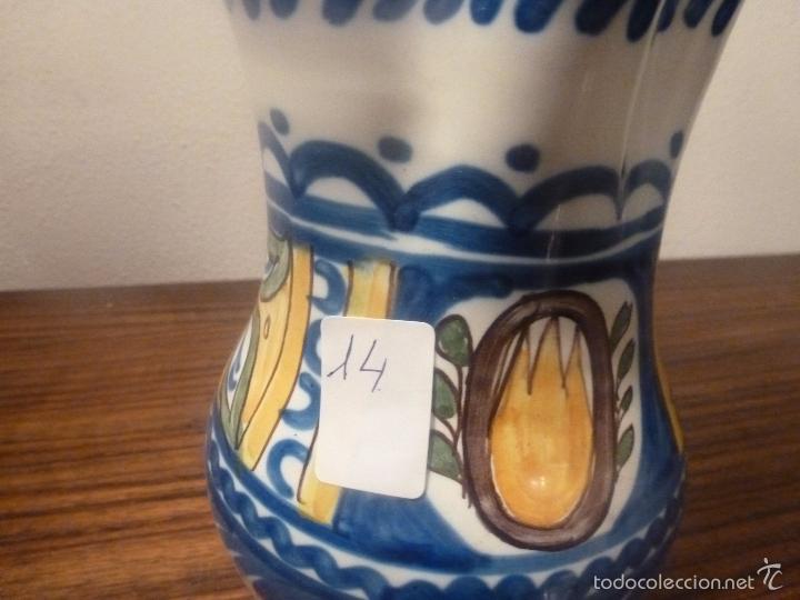Antig&uuml;edades: jarra de ceramica de manises - Foto 4