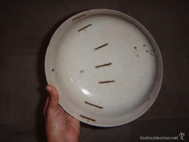 Antig&uuml;edades: Plato Antiguo de Manises. S.XIX. - Foto 2