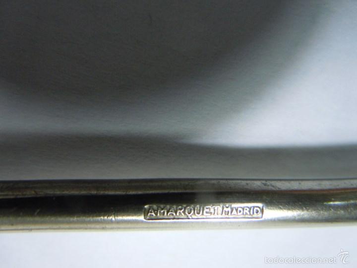 Antig&uuml;edades: TENEDOR EN METAL PLATEADO - Foto 3