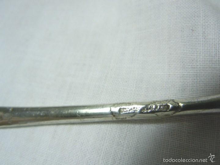Antig&uuml;edades: TENEDOR DE METAL PLATEADO - Foto 3
