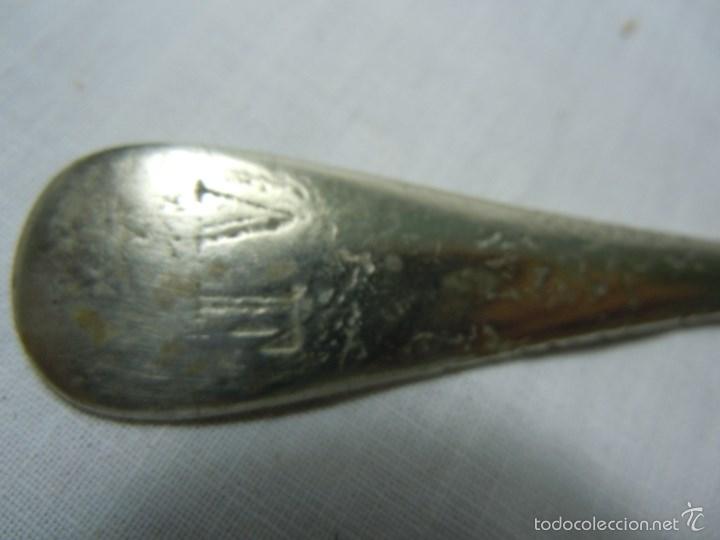 Antig&uuml;edades: TENEDOR DE METAL PLATEADO - Foto 6
