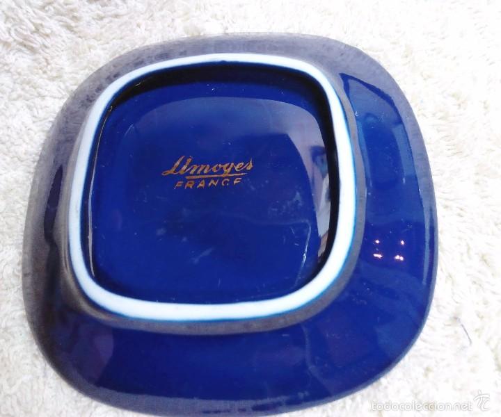 Antig&uuml;edades: plato peque&ntilde;o Limoges - Foto 2