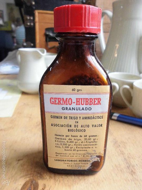 Antig&uuml;edades: Antiguo frasco Germo-Hubber - Foto 1