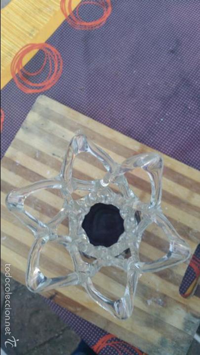 Antig&uuml;edades: BONITO JARR&Oacute;N DE CRISTAL. HECHO A MANO. - Foto 3