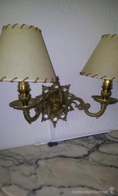 Antig&uuml;edades: Antiguos Apliques para dormitorio - Foto 1
