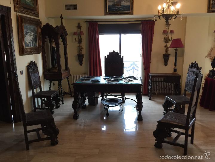 Antig&uuml;edades: DESPACHO ANTIGUO RENACIMIENTO NOGAL - Foto 7