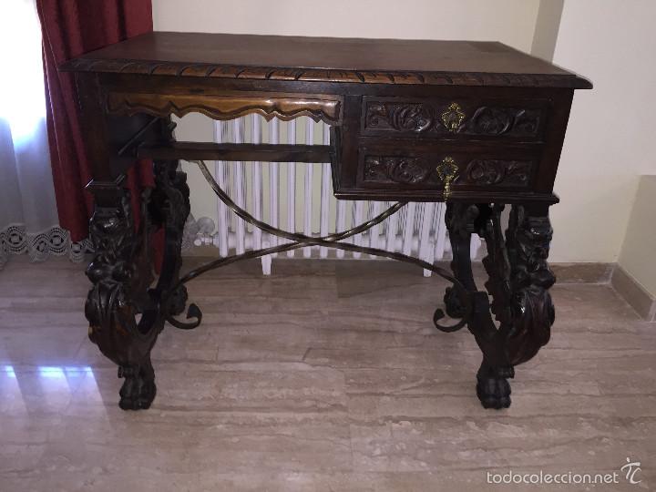 Antig&uuml;edades: DESPACHO ANTIGUO RENACIMIENTO NOGAL - Foto 8