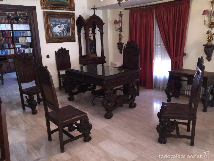 Antig&uuml;edades: DESPACHO ANTIGUO RENACIMIENTO NOGAL - Foto 11