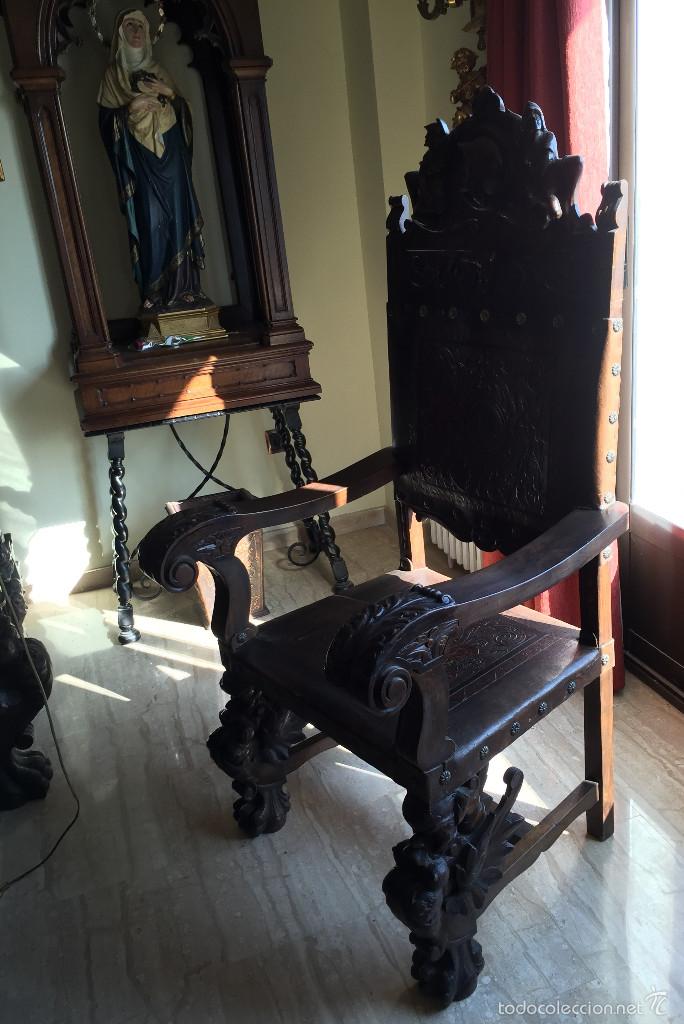 Antig&uuml;edades: DESPACHO ANTIGUO RENACIMIENTO NOGAL - Foto 13