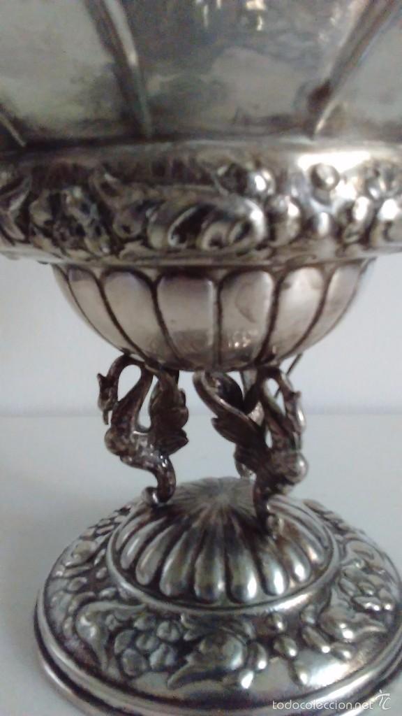 Antig&uuml;edades: Bonito centro de mesa en forma de copa - Foto 11