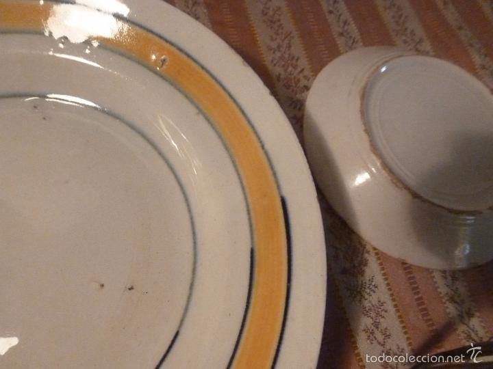 Antig&uuml;edades: CINCO PLATOS DE LOZA - Foto 2