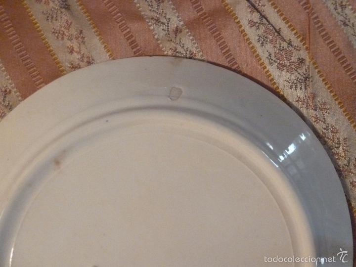 Antig&uuml;edades: CINCO PLATOS DE LOZA - Foto 8