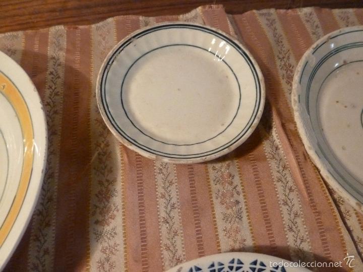 Antig&uuml;edades: CINCO PLATOS DE LOZA - Foto 10