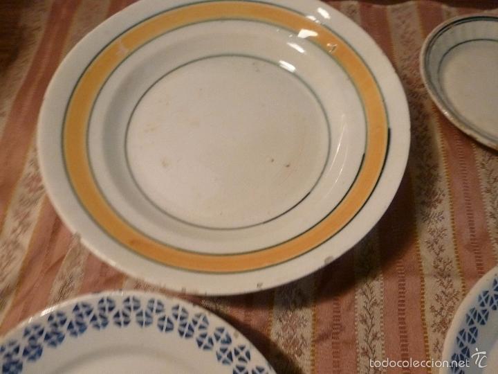 Antig&uuml;edades: CINCO PLATOS DE LOZA - Foto 11
